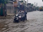 The India Meteorological Department (IMD) has also forecast heavy rainfall in several parts of Punjab over the next 48 hours. (Gurpreet Singh/HT) The India Meteorological Department (IMD) has also forecast heavy rainfall in several parts of Punjab over the next 48 hours. (Gurpreet Singh/HT)