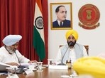 The Punjab cabinet, chaired by chief minister Bhagwant Mann, in Chandigarh on Thursday denotified the land-pooling policy. (HT file)