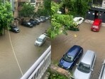 What began as light rain quickly intensified, with the India Meteorological Department (IMD) upgrading its yellow alert to red. What began as light rain quickly intensified, with the India Meteorological Department (IMD) upgrading its yellow alert to red.