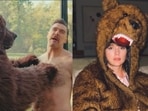 Taylor Swift address rumors about her playing the bear in Happy Gilmore 2.(x/@KMundoB, x/ @alxsha_x)