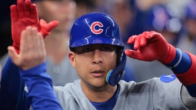 Chicago Cubs catcher Miguel Amaya . (IMAGN IMAGES via Reuters Connect)
