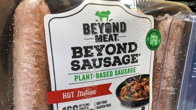 Beyond Meat's products are meant to mimic the taste, texture, and cooking experience of animal-based meat. (Reuters)