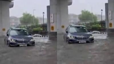 IMD issued a red alert as rain battered Delhi-NCR. (ANI)