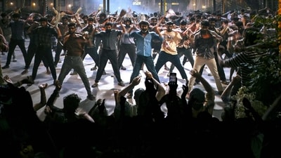 When Chittuku Vibe played on screen, fans in Chennai couldn't help but dance along as Rajinikanth set the screen on fire. (AFP) When Chittuku Vibe played on screen, fans in Chennai couldn't help but dance along as Rajinikanth set the screen on fire. (AFP)