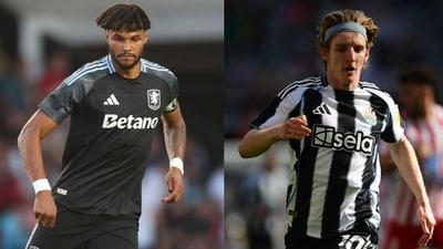 Tyrone Mings (left) and Anthony Gordon will be key players in this fixture Tyrone Mings (left) and Anthony Gordon will be key players in this fixture