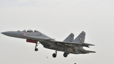 Fighter jets produce a variety of sounds, often described as whine, whistles, roar, scream etc depending on the intensity. (HT Photo)