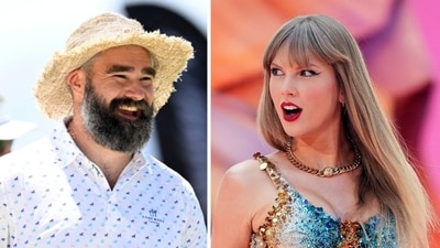 Taylor Swift roasts Jason Kelce on New Heights podcast as she recalls moment he panicked before meeting Prince William (Photo by Eakin Howard / GETTY IMAGES NORTH AMERICA / Getty Images via AFP, photo by Scott A Garfitt/Invision/AP, File) Taylor Swift roasts Jason Kelce on New Heights podcast as she recalls moment he panicked before meeting Prince William (Photo by Eakin Howard / GETTY IMAGES NORTH AMERICA / Getty Images via AFP, photo by Scott A Garfitt/Invision/AP, File)