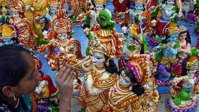 Janmashtami 2025: The Hindu festival of Krishna Janmashtami is celebrated with fervour every year in the month of July-August, according to the Hindu calendar. (Shashidhar Byrappa) Janmashtami 2025: The Hindu festival of Krishna Janmashtami is celebrated with fervour every year in the month of July-August, according to the Hindu calendar. (Shashidhar Byrappa)