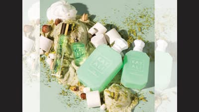 Kayali’s Yum Pistachio Gelato | 33 includes notes of rum and cream.