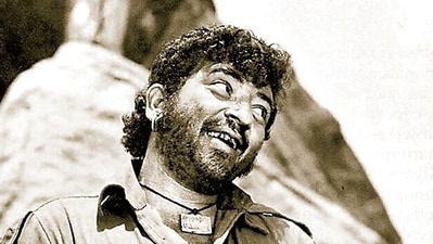 Javed Akhtar had proposed Amjad Khan's name for the film after having spotted him and his brother Imtiaz in the play Ai Mere Watan Ke Logo in 1963. Amjad had acted in a few films before, but Sholay was his first major film. (Hindustan Times) (HT_PRINT) Javed Akhtar had proposed Amjad Khan's name for the film after having spotted him and his brother Imtiaz in the play Ai Mere Watan Ke Logo in 1963. Amjad had acted in a few films before, but Sholay was his first major film. (Hindustan Times) (HT_PRINT)