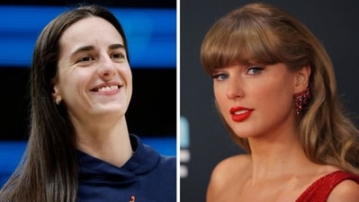 Caitlin Clark is a huge Taylor Swift fan, and her comment on Life of a Showgirl release is proof (Photo by Ron Jenkins / GETTY IMAGES NORTH AMERICA / Getty Images via AFP, REUTERS/Daniel Cole/File Photo) Caitlin Clark is a huge Taylor Swift fan, and her comment on Life of a Showgirl release is proof (Photo by Ron Jenkins / GETTY IMAGES NORTH AMERICA / Getty Images via AFP, REUTERS/Daniel Cole/File Photo)