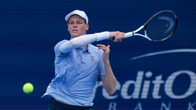 Jannik Sinner is competing in only his second Masters 1000 event of the season in Cincinnati. (IMAGN IMAGES via Reuters Connect)