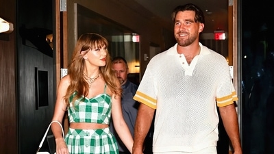 On the New Heights podcast, Taylor Swift discussed her connection with Travis Kelce, highlighting the term '92 percenters' for dedicated fans. (Instagram) On the New Heights podcast, Taylor Swift discussed her connection with Travis Kelce, highlighting the term '92 percenters' for dedicated fans. (Instagram)