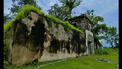 The British-era police station in Manikpur town, 30 km from Chitrakoot. (Sourced) The British-era police station in Manikpur town, 30 km from Chitrakoot. (Sourced)