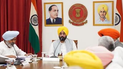 The Punjab cabinet, chaired by chief minister Bhagwant Mann, in Chandigarh on Thursday denotified the land-pooling policy. (HT file) The Punjab cabinet, chaired by chief minister Bhagwant Mann, in Chandigarh on Thursday denotified the land-pooling policy. (HT file)
