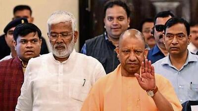 Uttar Pradesh chief minister Yogi Adityanath on his way to attend the Monsoon session of the state assembly in Lucknow on Thursday. (Deepak Gupta/HT Photo) Uttar Pradesh chief minister Yogi Adityanath on his way to attend the Monsoon session of the state assembly in Lucknow on Thursday. (Deepak Gupta/HT Photo)