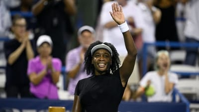 Venus Williams waves to the crowd after her return victory at the Washington DC Open earlier this summer. (AP) Venus Williams waves to the crowd after her return victory at the Washington DC Open earlier this summer. (AP)