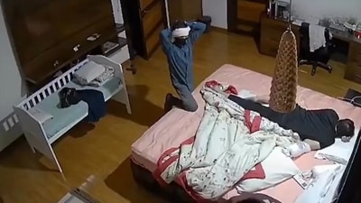 The family's alarm system failed to alert Justice Garg's son, Ritvik, giving the intruders a clean window to escape unnoticed. (X/@Arhantt_pvt) The family's alarm system failed to alert Justice Garg's son, Ritvik, giving the intruders a clean window to escape unnoticed. (X/@Arhantt_pvt)
