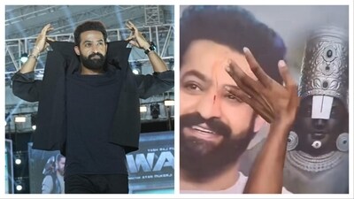 Jr NTR is seen in War 2 alongside Hrithik Roshan. Jr NTR is seen in War 2 alongside Hrithik Roshan.