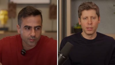 Sam Altman claimed that AI can now help a young entrepreneur develop their whole startup, working as their co-founder. (YouTube/NikhilKamath) Sam Altman claimed that AI can now help a young entrepreneur develop their whole startup, working as their co-founder. (YouTube/NikhilKamath)