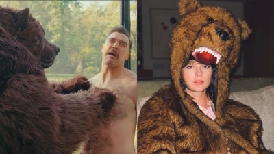 Taylor Swift address rumors about her playing the bear in Happy Gilmore 2. (x/@KMundoB, x/ @alxsha_x) Taylor Swift address rumors about her playing the bear in Happy Gilmore 2. (x/@KMundoB, x/ @alxsha_x)