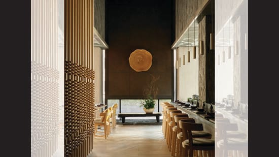 Aman has developed the Japanese restaurant Nama (above), and the Italian one, Arva, in-house. Aman has developed the Japanese restaurant Nama (above), and the Italian one, Arva, in-house.