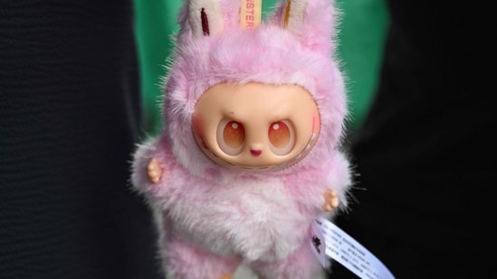 Fake counterparts of Labubus, called Lafufus, have entered the market to capitalize on the increasing demand for the dolls. (AFP)