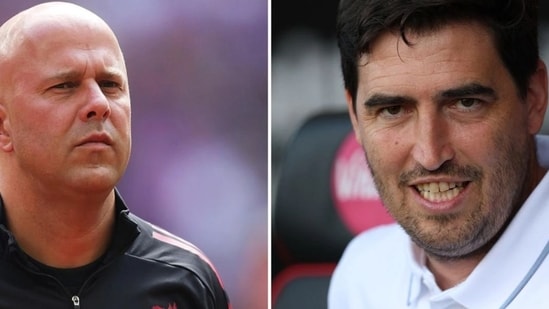 Liverpool head coach Arne Slot and Bournemouth boss Andoni Iraola (liverpoolfc.com)