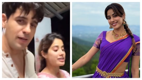 Marking Sridevi's birth anniversary, Janhvi Kapoor visited Tirumala temple with Sidharth Malhotra.