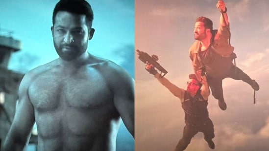 Jr NTR and Hrithik Roshan's War 2 released in theatres today