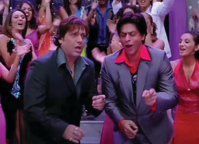 Govinda turned up a day late for the Deewangi Deewangi shoot, but Khan still pulled off the 31 cameos. Govinda turned up a day late for the Deewangi Deewangi shoot, but Khan still pulled off the 31 cameos.