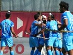 India vs Australia Hockey Match: India are preparing to face off against Australia in a four-match series.(AP)