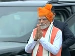 Independence Day 2025: Prime Minister Narendra Modi arrives at the Red Fort for Independence Day 2025 celebrations. (X/ANI and DD) Independence Day 2025: Prime Minister Narendra Modi arrives at the Red Fort for Independence Day 2025 celebrations. (X/ANI and DD)