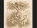 A tricky optical illusion on Facebook baffled users as they tried to count hidden cats in a leafy scene.