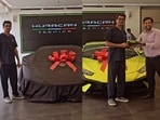 A doctor collected a <span class='webrupee'>₹</span>4-crore Lamborghini Huracan Tecnica in surgical scrubs, creating a moment that wowed the internet. A doctor collected a <span class='webrupee'>₹</span>4-crore Lamborghini Huracan Tecnica in surgical scrubs, creating a moment that wowed the internet.