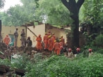 Sources told HT that the incident occurred after the roof of another building collapsed outside the premises of the tomb.