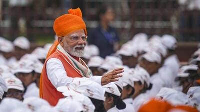 Modi said that agriculture remains the cornerstone of India’s development. (PTI Photo) Modi said that agriculture remains the cornerstone of India’s development. (PTI Photo)