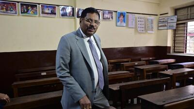Chief Justice of India Bhushan Gavai visited his alma mater, Chikitsak Samuh's school in Girgaon, in Mumbai, on July 6. (Ayushman Poyrekar/HT Photo) Chief Justice of India Bhushan Gavai visited his alma mater, Chikitsak Samuh's school in Girgaon, in Mumbai, on July 6. (Ayushman Poyrekar/HT Photo)