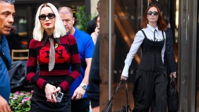 Emily Blunt debuts bleach blonde locks for Devil Wears Prada 2 (Photos: X) Emily Blunt debuts bleach blonde locks for Devil Wears Prada 2 (Photos: X)