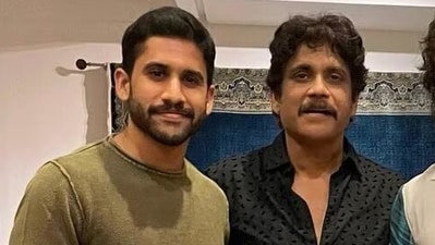 Naga Chaitanya wanted to support his dad Nagarjuna's latest release Coolie by watching it in theatres. Naga Chaitanya wanted to support his dad Nagarjuna's latest release Coolie by watching it in theatres.