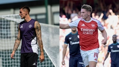 Benjamin Sesko (on left) and Vikto Gyokeres are all set to make their Premier League debuts (Manchester United and Arsenal FC on X) Benjamin Sesko (on left) and Vikto Gyokeres are all set to make their Premier League debuts (Manchester United and Arsenal FC on X)