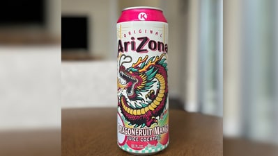 In 2022, the 23-ounce AriZona ice tea can was made smaller, reducing it to 22 ounces. (X/@DiggzDaProphecy) In 2022, the 23-ounce AriZona ice tea can was made smaller, reducing it to 22 ounces. (X/@DiggzDaProphecy)