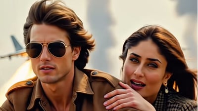 Not gonna lie, our Bebo, Kareena Kapoor fits perfectly with ‘Maverick’ Tom Cruise. Not gonna lie, our Bebo, Kareena Kapoor fits perfectly with ‘Maverick’ Tom Cruise. 