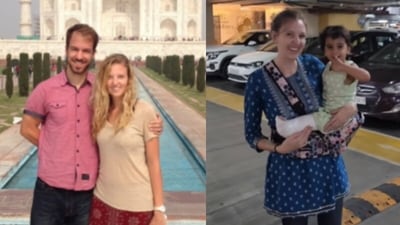 A US woman told how she settled in India, learnt the language, started a business, and adopted a child with special needs, calling it her happiest chapter. (Instagram/kristenfischer3) A US woman told how she settled in India, learnt the language, started a business, and adopted a child with special needs, calling it her happiest chapter. (Instagram/kristenfischer3)