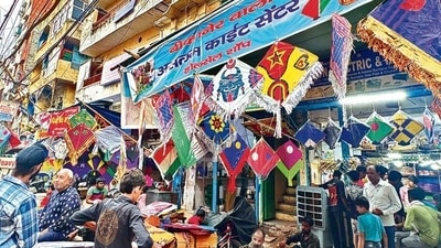 Kite sellers at Lal Kuan in Old Delhi share what's trending this year as kite lovers make a beeline to indulge in their passion. Kite sellers at Lal Kuan in Old Delhi share what's trending this year as kite lovers make a beeline to indulge in their passion.