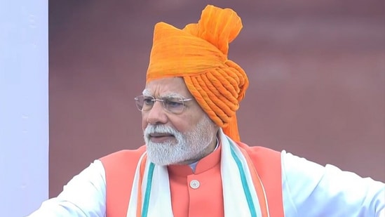 PM Narendra Modi addresses nation from Red Fort on 79th Independence day (YouTube/DD News)