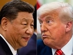 Trump stated that Xi Jinping assured him China would not invade Taiwan during his presidency. (Photo by TINGSHU WANG and Allison ROBBERT / various sources / AFP) Trump stated that Xi Jinping assured him China would not invade Taiwan during his presidency. (Photo by TINGSHU WANG and Allison ROBBERT / various sources / AFP)