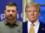Ukrainian President Volodymyr Zelensky and US President Donald Trump