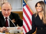 Melania Trump (right) wrote the letter to Vladimir Putin (left) ahead of the latter's meeting with Donald Trump in Alaska Melania Trump (right) wrote the letter to Vladimir Putin (left) ahead of the latter's meeting with Donald Trump in Alaska
