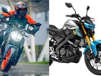 Priced at <span class='webrupee'>₹</span>1.85 lakh, the 160 Duke is slightly more expensive than the Yamaha MT-15. The MT-15 is priced in the range of <span class='webrupee'>₹</span>1.70 lakh to <span class='webrupee'>₹</span>1.81 lakh (ex-showroom).